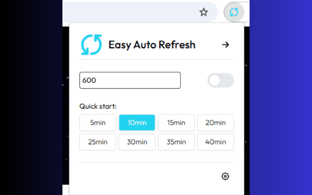 Auto Easy Refresh Chrome Extension